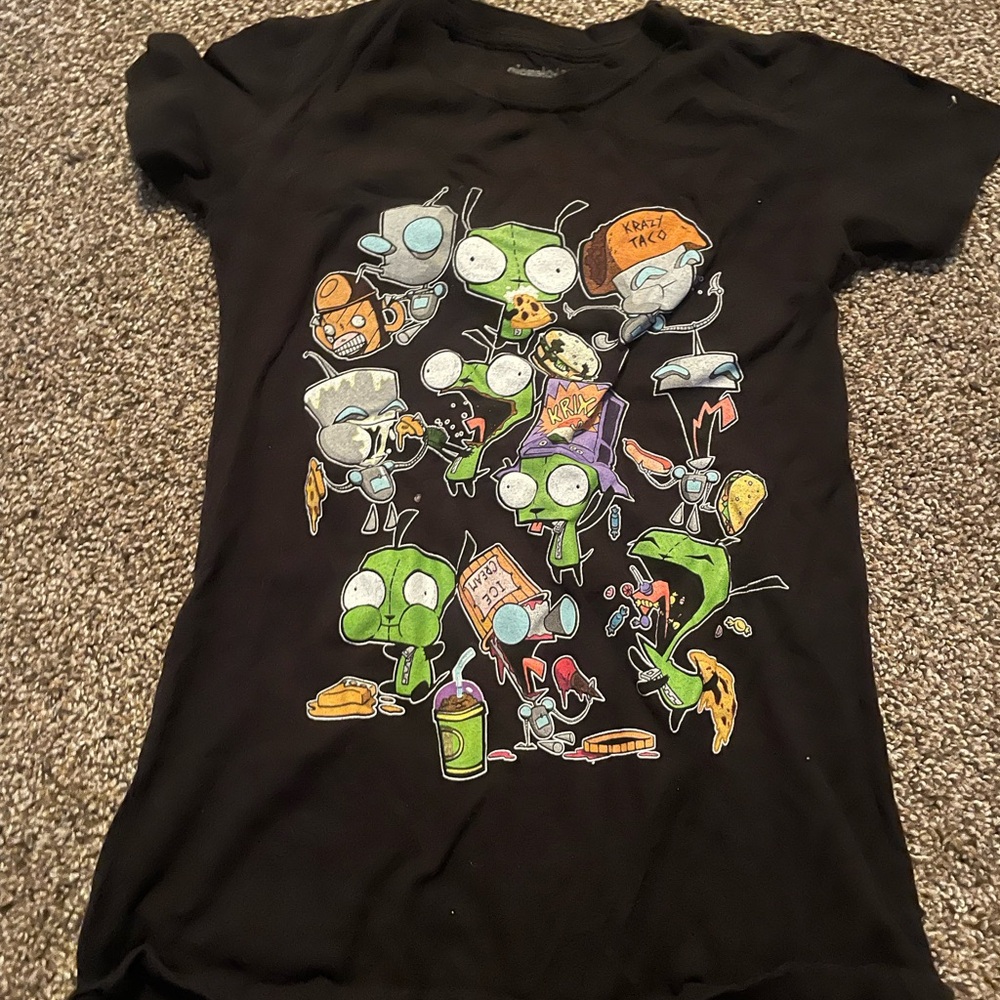 Hot Topic Juniors Invader Zim Graphic Tee